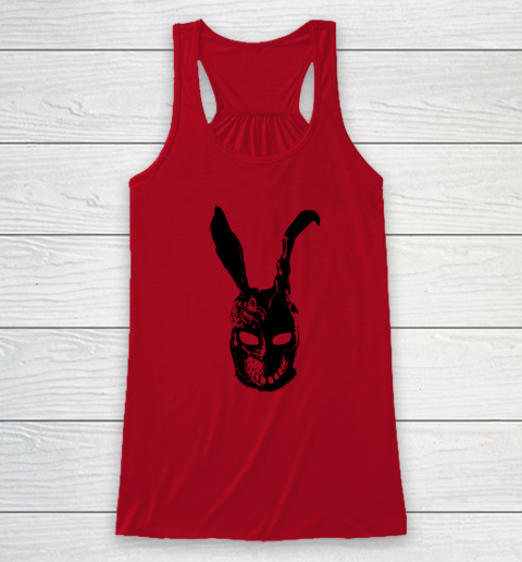 Donnie Darko Frank Mask Racerback Tank 3
