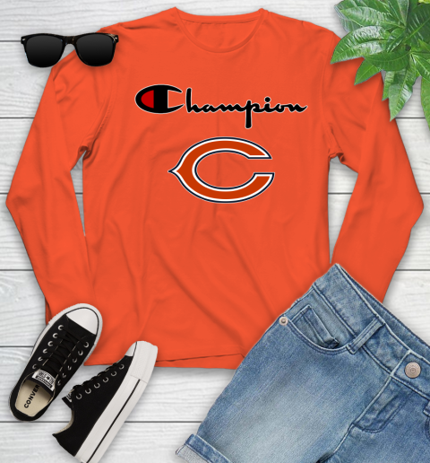 NFL Football Chicago Bears Champion Shirt Youth Long Sleeve 2