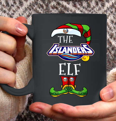 New York Islanders Christmas ELF Funny NHL Ceramic Mug 11oz