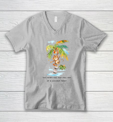 Coconut Tree Kamala Harris V-Neck T-Shirt 2