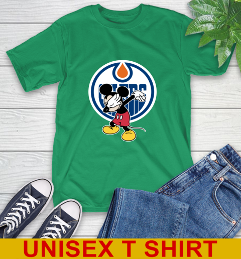 Edmonton Oilers NHL Hockey Dabbing Mickey Disney Sports T-Shirt 7