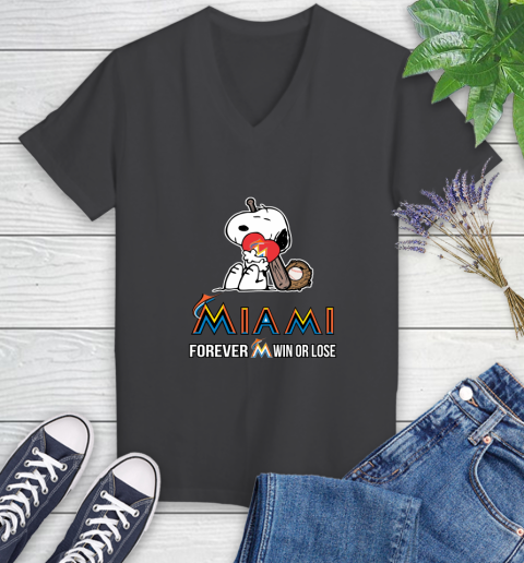 MLB The Peanuts Movie Snoopy Forever Win Or Lose Baseball Miami Marlins 84