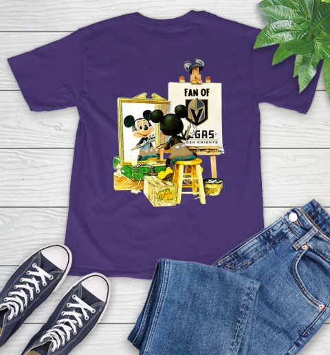 NHL Hockey Vegas Golden Knights Mickey Drawing Shirt 5