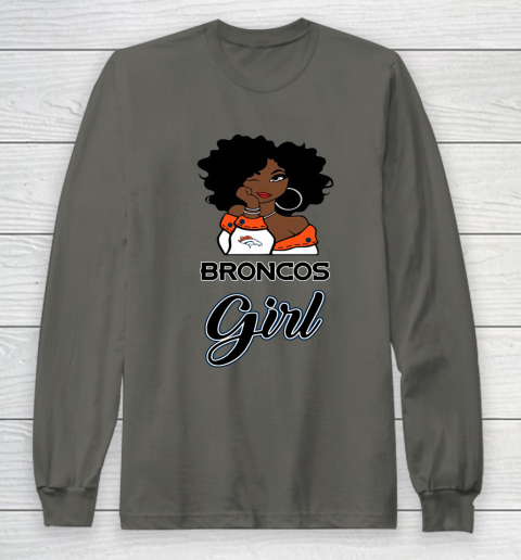 Denver Broncos Girl NFL Long Sleeve T-Shirt 8