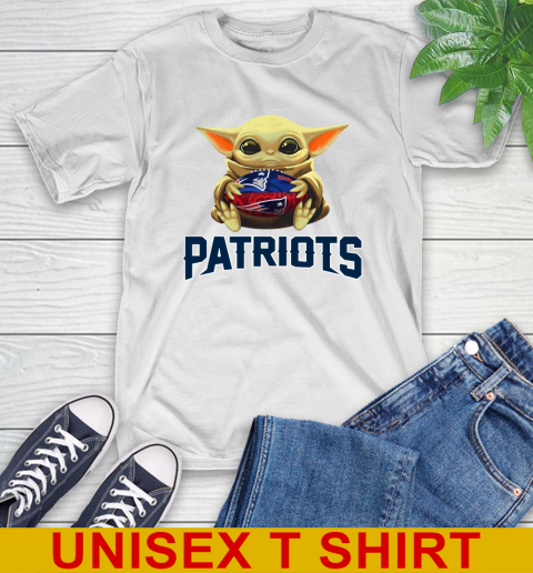 NFL Football New England Patriots Baby Yoda Star Wars Shirt T-Shirt