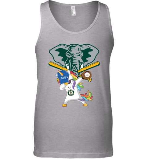 Hip Hop Dabbing Unicorn Flippin Love Oakland Athletics Tank Top