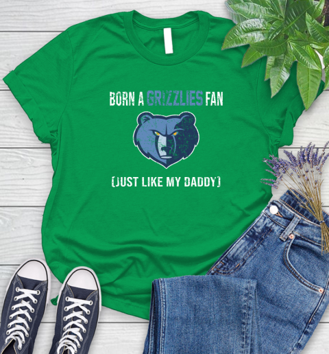 NBA Memphis Grizzlies Loyal Fan Just Like My Daddy Basketball Shirt Women's T-Shirt 7