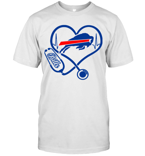 Buffalo Bills Nurse Heartbeat T-Shirt