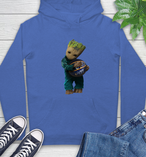 NBA Groot Guardians Of The Galaxy Basketball Sports Utah Jazz Hoodie 9