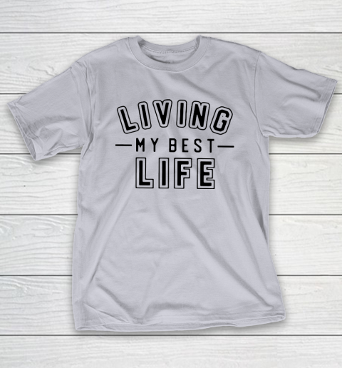 UNIVERSITY GOLD Living My Best Life T-Shirt 4
