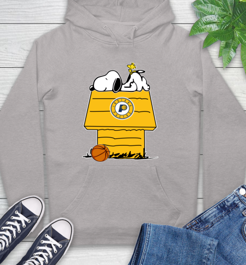 Indiana Pacers NBA Basketball Snoopy Woodstock The Peanuts Movie Sweatshirt