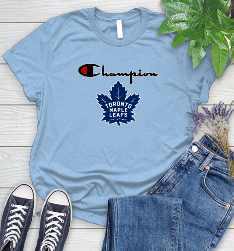 NHL Hockey Toronto Maple Leafs Champion Shirt Women's T-Shirt 6
