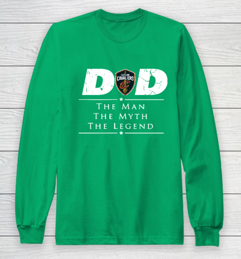 Cleveland Cavaliers NBA Basketball Dad The Man The Myth The Legend Long Sleeve T-Shirt 4