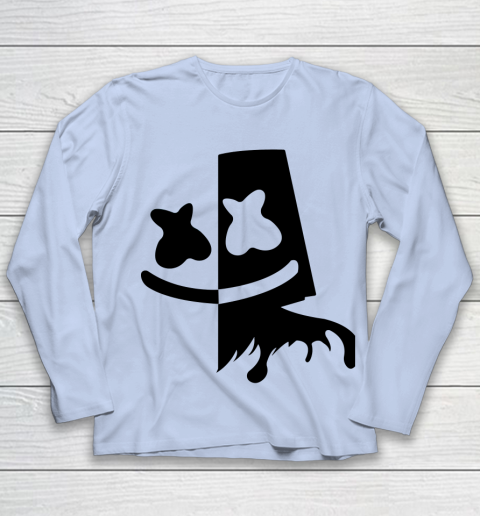 Fortnite Tshirt Marshmello Black And White Youth Long Sleeve 5