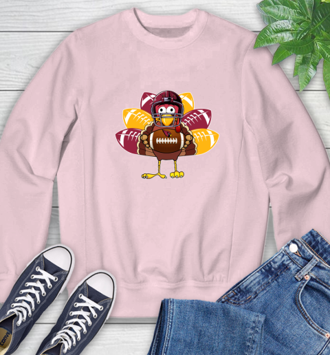 Arizona Cardinals Turkey Thanksgiving Day Sweatshirt 9