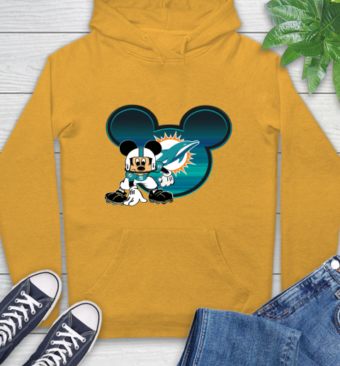 NFL Miami Dolphins Mickey Mouse Disney Football T Shirt Hoodie 3