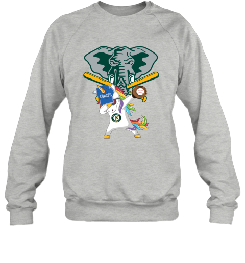 Hip Hop Dabbing Unicorn Flippin Love Oakland Athletics Sweatshirt