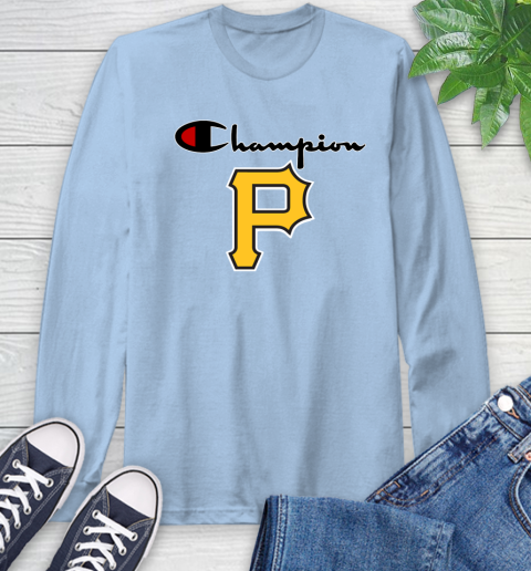 MLB Baseball Pittsburgh Pirates Champion Shirt Long Sleeve T-Shirt 6