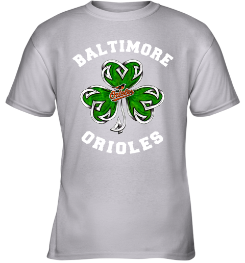 MLB Baltimore Orioles Three Leaf Clover St Patrick's Day Baseball Sports  Women's V-Neck T-Shirt