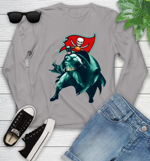 NFL Batman Football Sports Tampa Bay Buccaneers Youth Long Sleeve 5