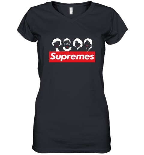 Supreme x Sandra Ruth Sonia And Elena The Supremes Court Women's V-Neck T-Shirt