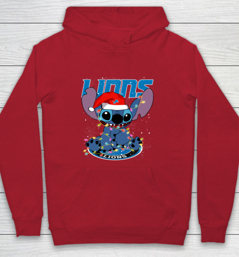 Detroit Lions NFL Football noel stitch Christmas Youth Hoodie 6
