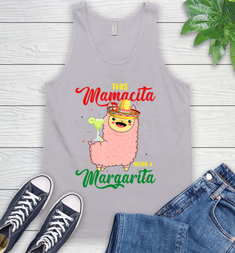 Nurse Shirt This Mamacita needs a Margarita Llama T Shirt Tank Top 3