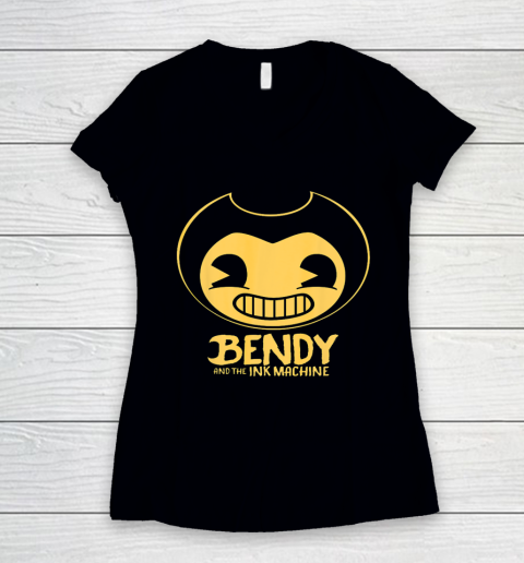 Bendy and the Ink Machine Women's V-Neck T-Shirt
