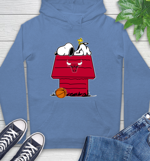 Chicago Bulls NBA Basketball Snoopy Woodstock The Peanuts Movie Hoodie 11