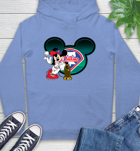 MLB Philadelphia Phillies The Commissioner's Trophy Mickey Mouse Disney Hoodie 11