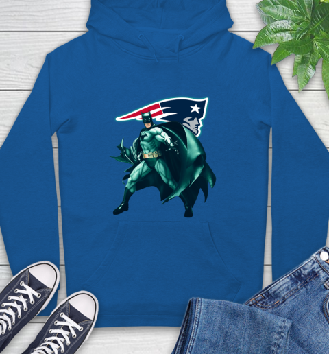 Patriots batman sweatshirt discount