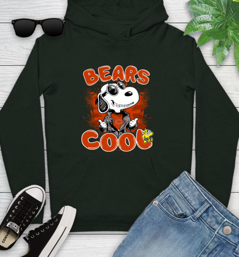 NFL Football Chicago Bears Cool Snoopy Shirt Youth Hoodie 12