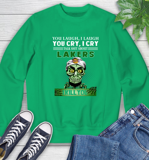 NBA Talk Shit About Los Angeles Lakers I Kill You Achmed The Dead Terrorist Jeffrey Dunham Basketball Sweatshirt 7