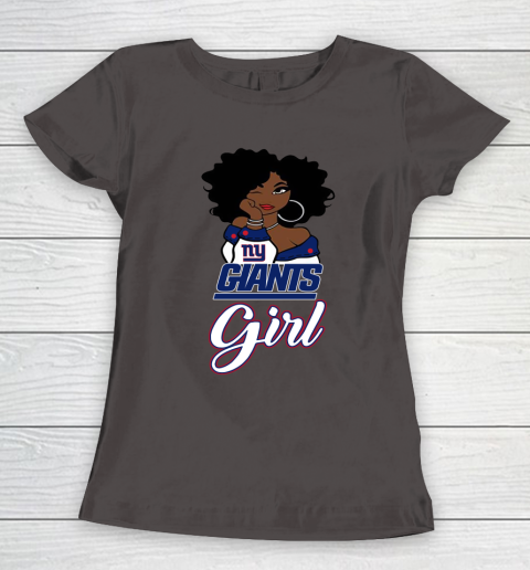 New York Giants Girl NFL Women s T Shirt Tee For Sports