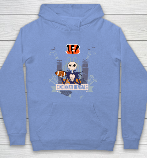 NFL Cincinnati Bengals Football Jack Skellington Halloween Hoodie 8