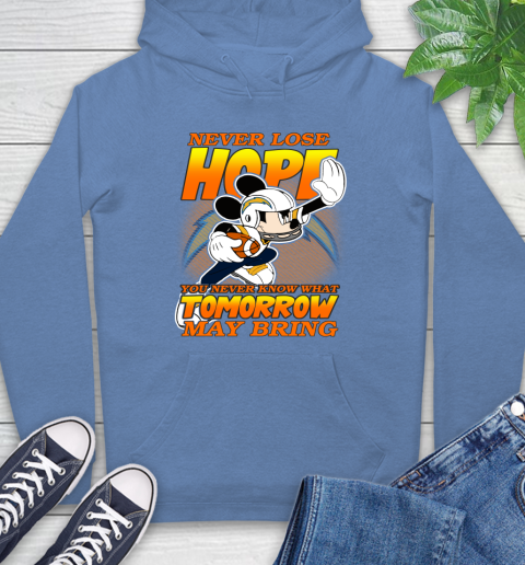 Los Angeles Chargers NFL Football Mickey Disney Never Lose Hope Hoodie 12 Los Angeles Chargers NFL Football Mickey Disney Never Lose Hope Hoodie - Image 12