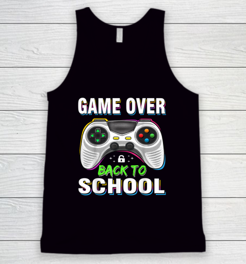 Back to School Funny Game Over Teacher Student Tank Top