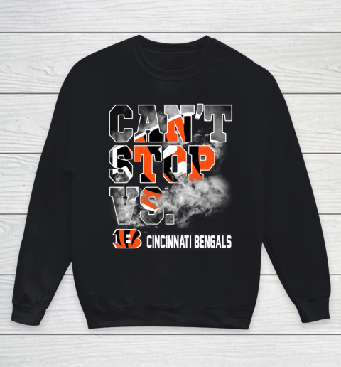 NFL Cincinnati Bengals Can't Stop Vs Youth Sweatshirt