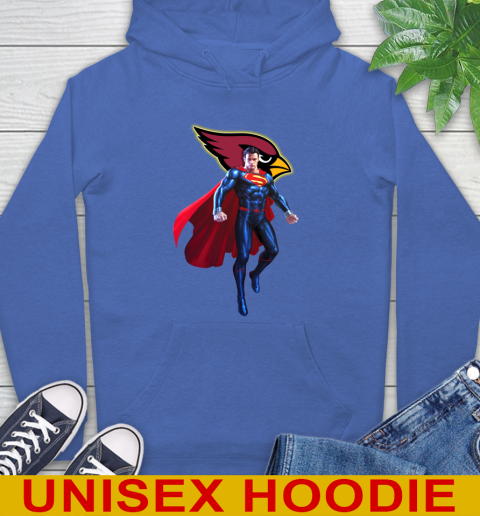 NFL Superman DC Sports Football Arizona Cardinals Hoodie 9