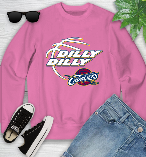 NBA Cleveland Cavaliers Dilly Dilly Basketball Sports Youth Sweatshirt 7