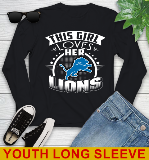 Detroit Lions NFL Football This Girl Loves Her Team 117
