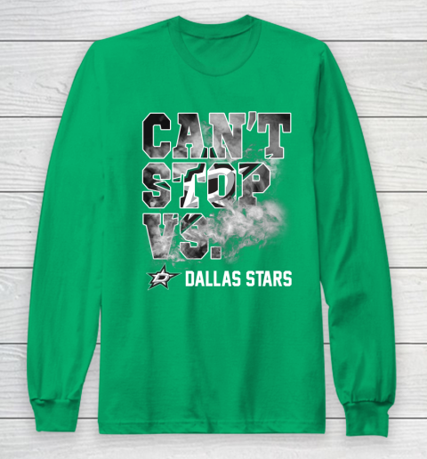 NHL Dallas Stars Hockey Can't Stop Vs Long Sleeve T-Shirt 4