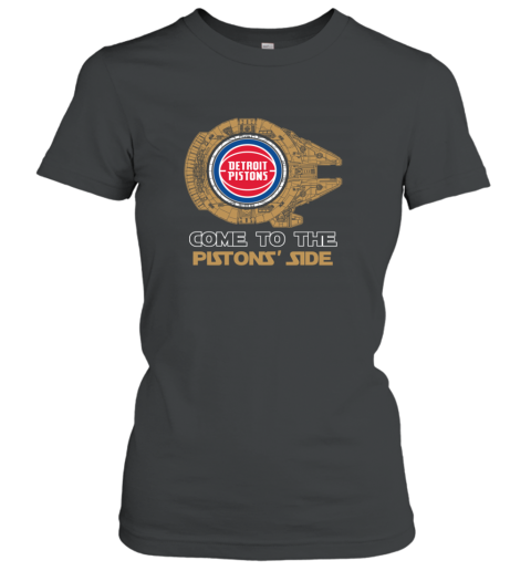 NBA Come To The Detroit Pistons Star Wars Basketball Sports Women's T-Shirt