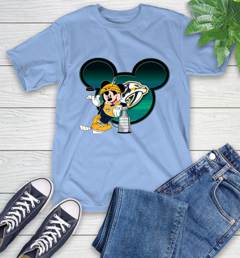 NHL Nashville Predators Stanley Cup Mickey Mouse Disney Hockey T Shirt T-Shirt 11