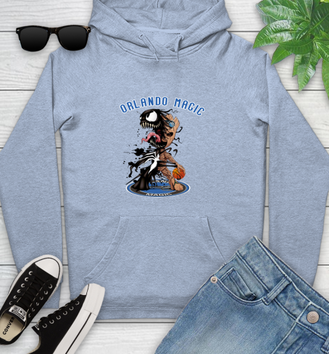 NBA Orlando Magic Basketball Venom Groot Guardians Of The Galaxy Youth Hoodie 10