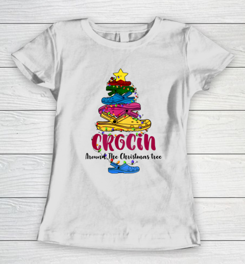 Crocin Around The Christmas Tree Funny Xmas 2020 Women's T-Shirt