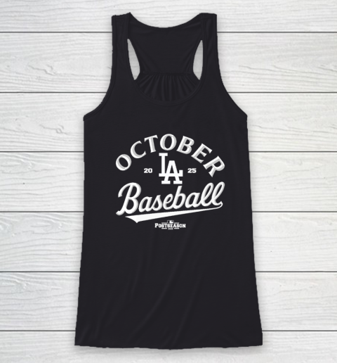 October Baseball LA Dodgers 2025 Racerback Tank 1 October Baseball LA Dodgers 2025 Racerback Tank