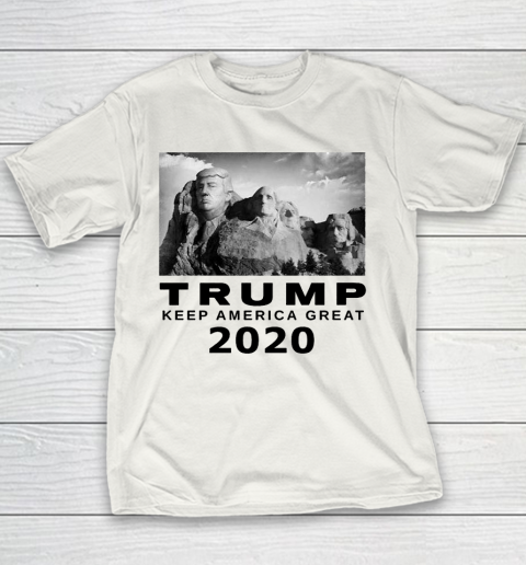 Trump MT Rushmore Keep America Great 2020 Youth T-Shirt
