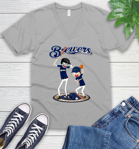 MLB Milwaukee Brewers Rick And Morty Baseball 52