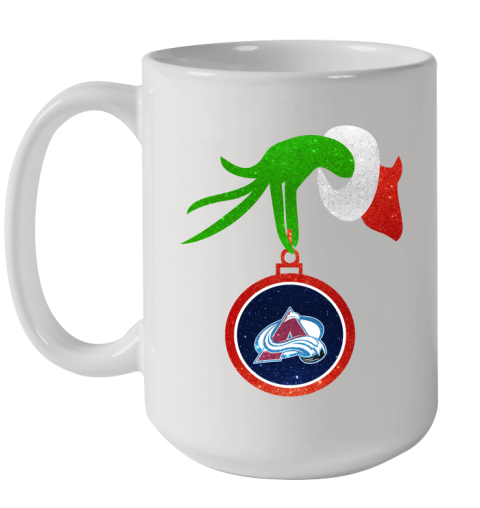 Colorado Avalanche Grinch Merry Christmas NHL Hockey Ceramic Mug 15oz